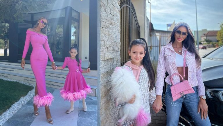 Cum arată fiica Biancăi Drăgușanu după o vizită la salon. Sofia s-a vopsit la doar 6 ani. FOTO