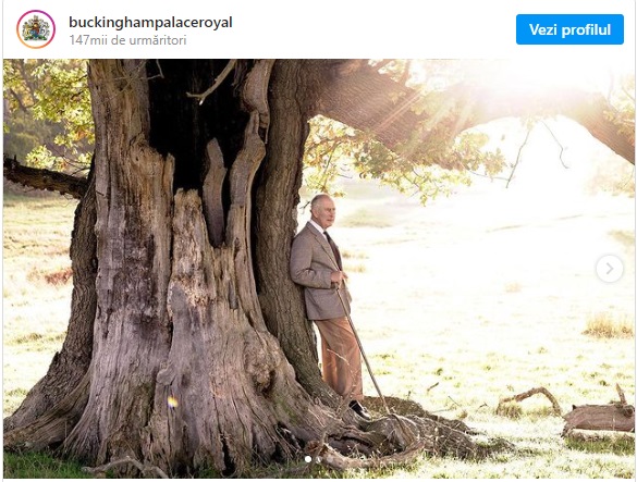 Imaginea postată de Casa Regală, de ziua regelui Charles