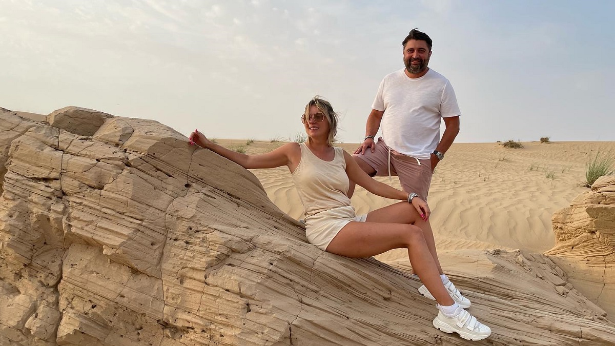 Diana Dumitrescu și soțul ei