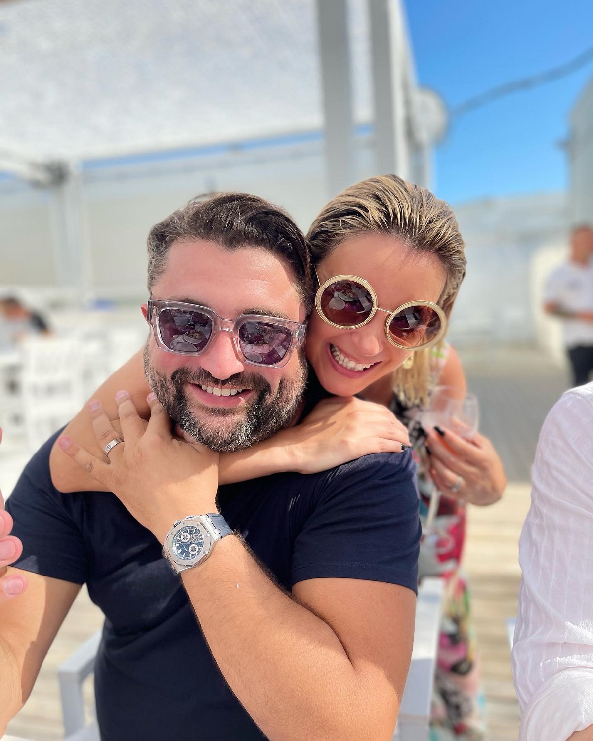 Diana Dumitrescu și soțul ei