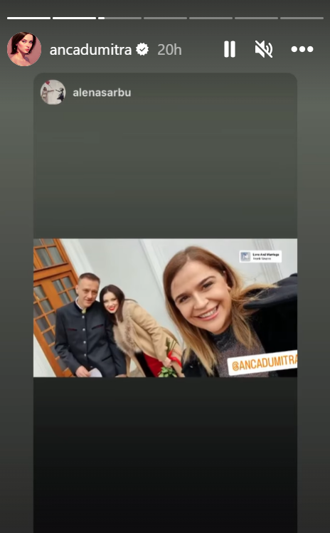 Anca Dumitra s-a casatorit
