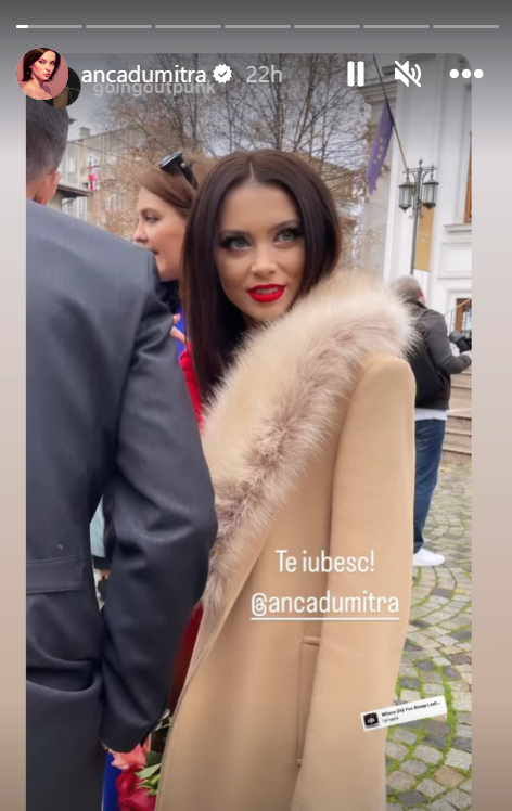 Anca Dumitra s-a casatorit