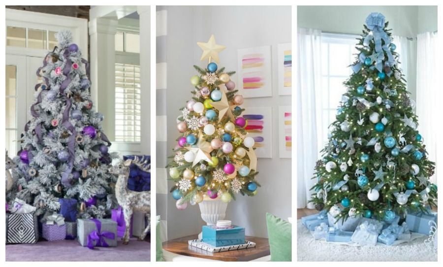 Combinații de culori pentru bradul de Crăciun