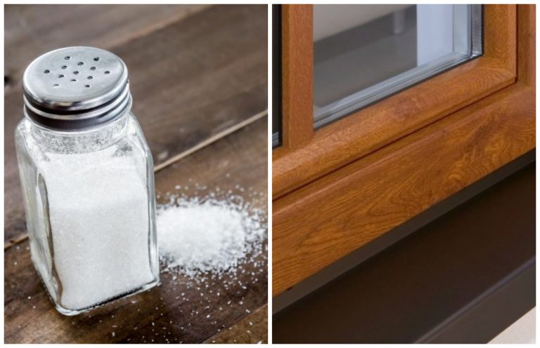 De ce ar trebui să pui sare pe tocul geamurilor. Trucul nebănuit