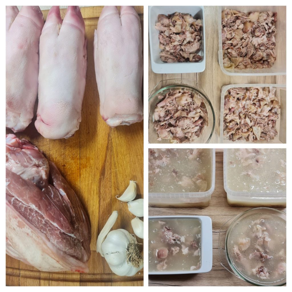 Etape de preparare Răcitură de porc