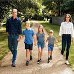 Prințul William și Kate Middleton, alături de copiii lor, fotografie de colecție
