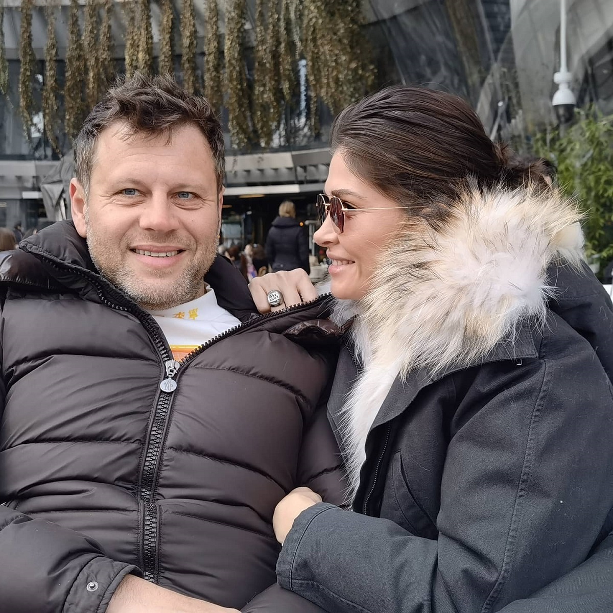 Alina Pușcaș și soțul ei