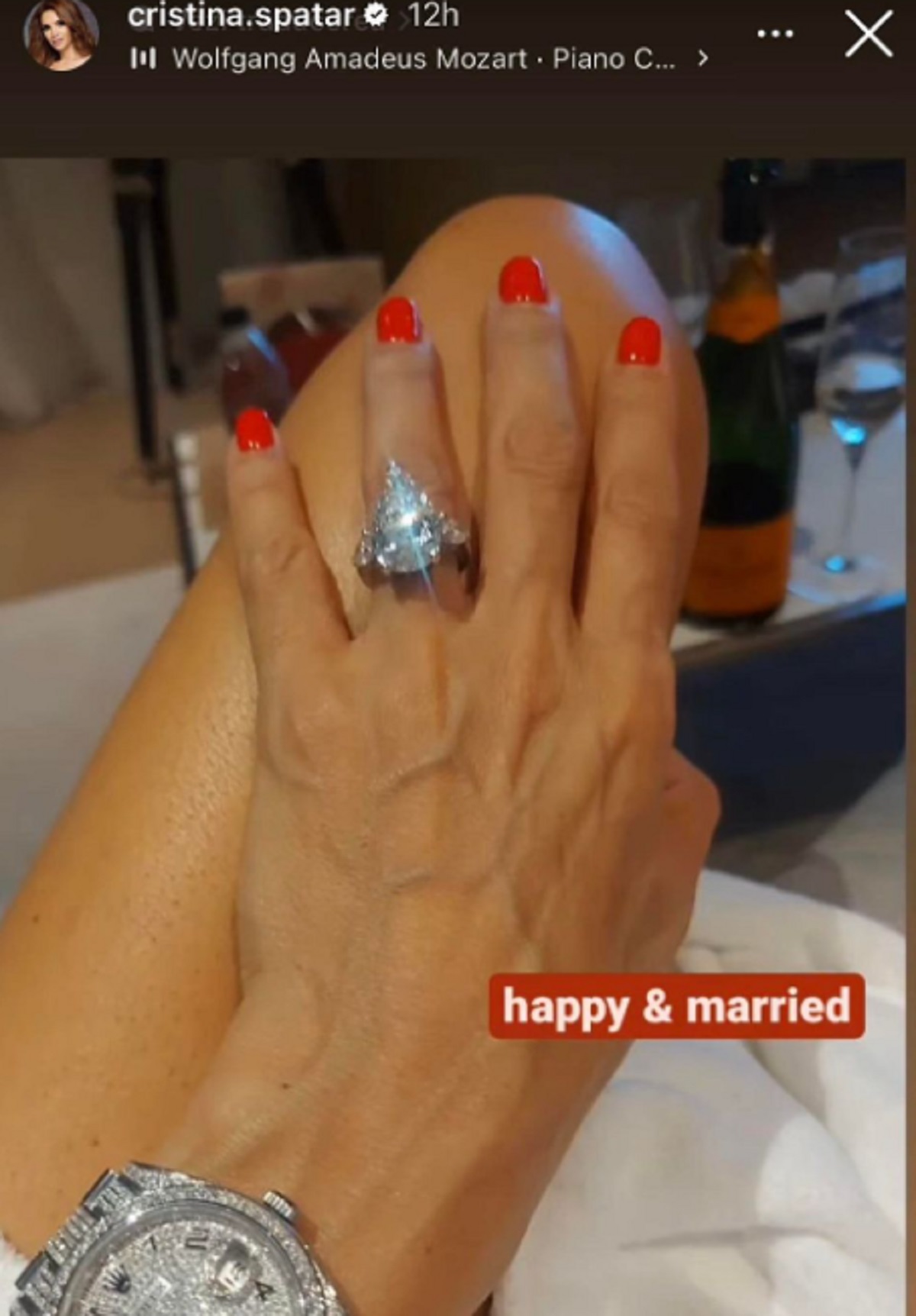 Prima poză postată de Cristina Spătar, după ce s-a măritat