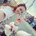 Olimpia Melinte și băiețelul său