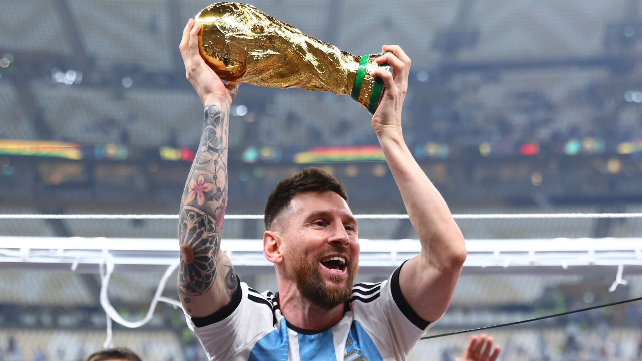 Leo Messi, campion mondial cu Argentina