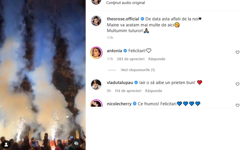 Theo și Anghel Damian vor avea un băiețel