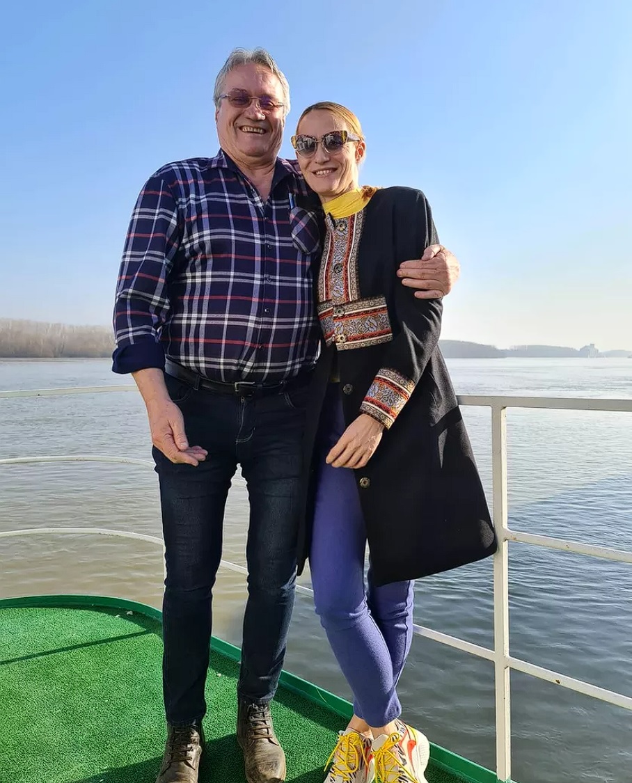 Camelia Potec și tatăl ei