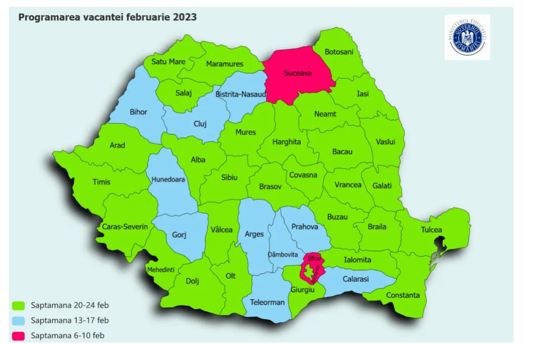 Când au elevii vacanța în februarie 2023 în București și Ilfov