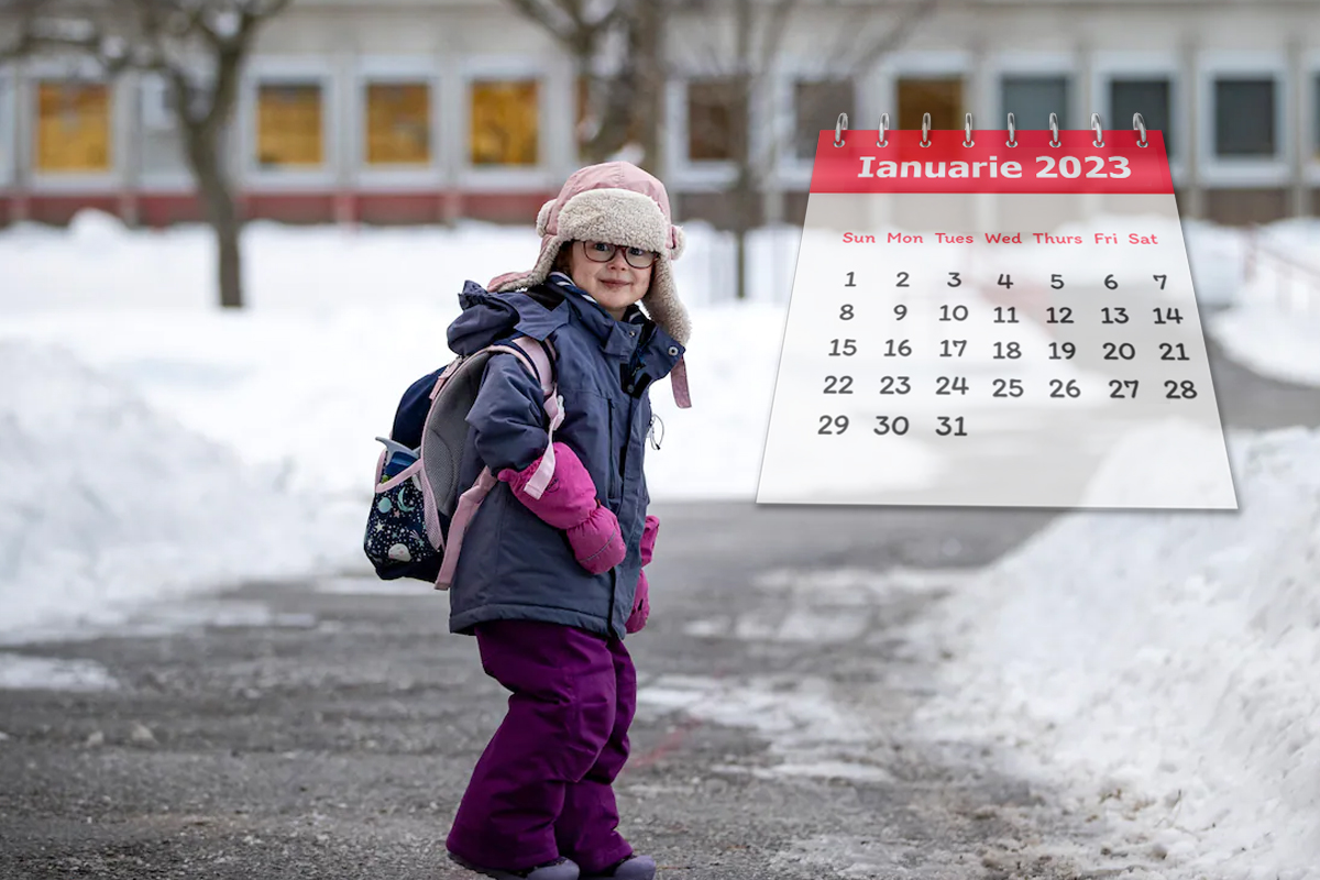 Când încep copiii școala în ianuarie 2023