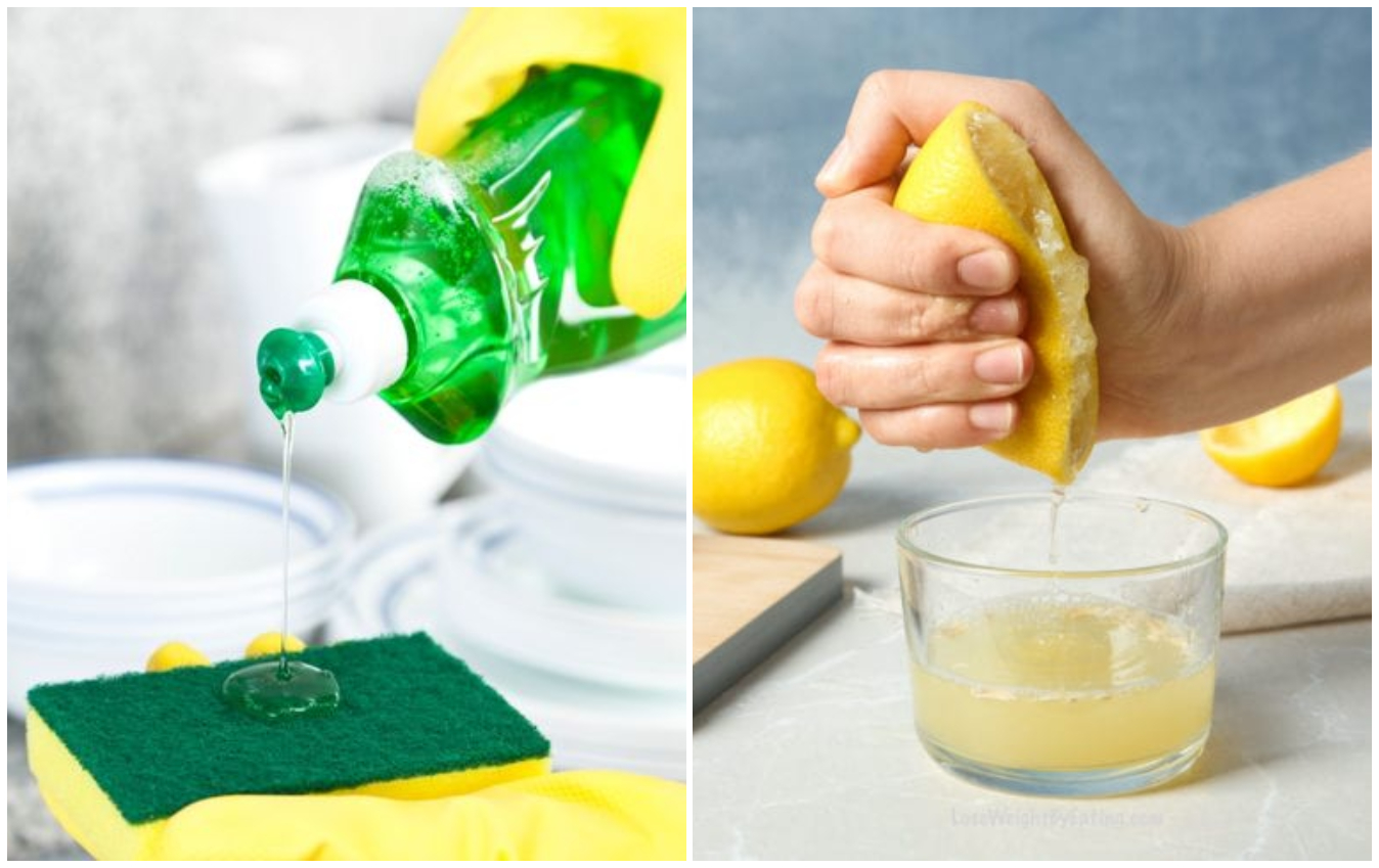 De ce ar trebui să pui zeama de lămâie în detergentul de vase