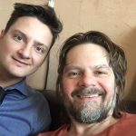 Florin Piersic Junior și fratele său vitreg, Daniel