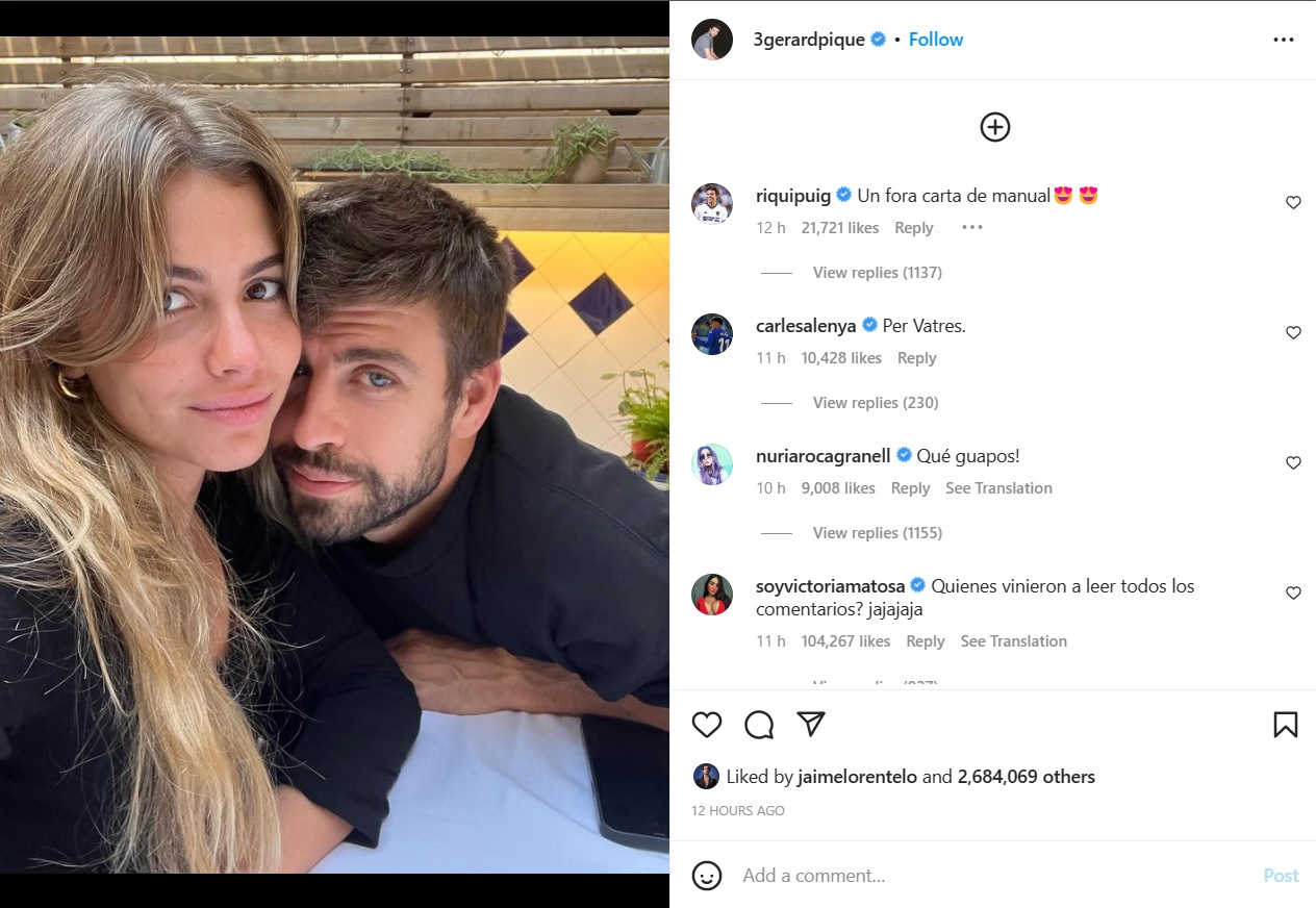 Gerard Pique și Clara Chia