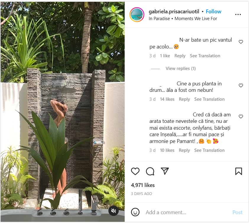 Imaginea cu care Gabriela Prisăcariu a făcut furori pe internet
