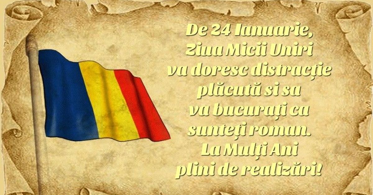 Mesaje și urări de Mica Unire 2023