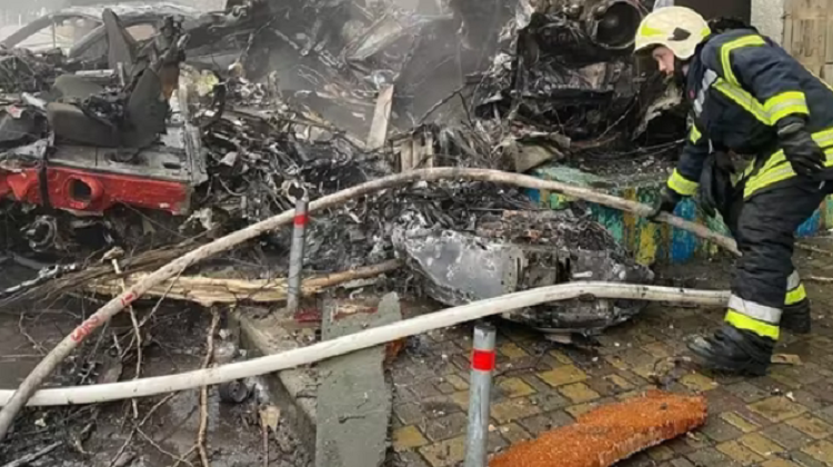 Ministrul de Interne al Ucrainei a murit, după ce elicopterul în care se afla s-a prăbușit