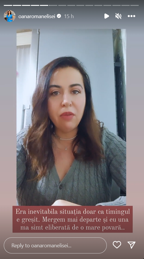 Oana Roman și Marius Elisei s-au despărțit