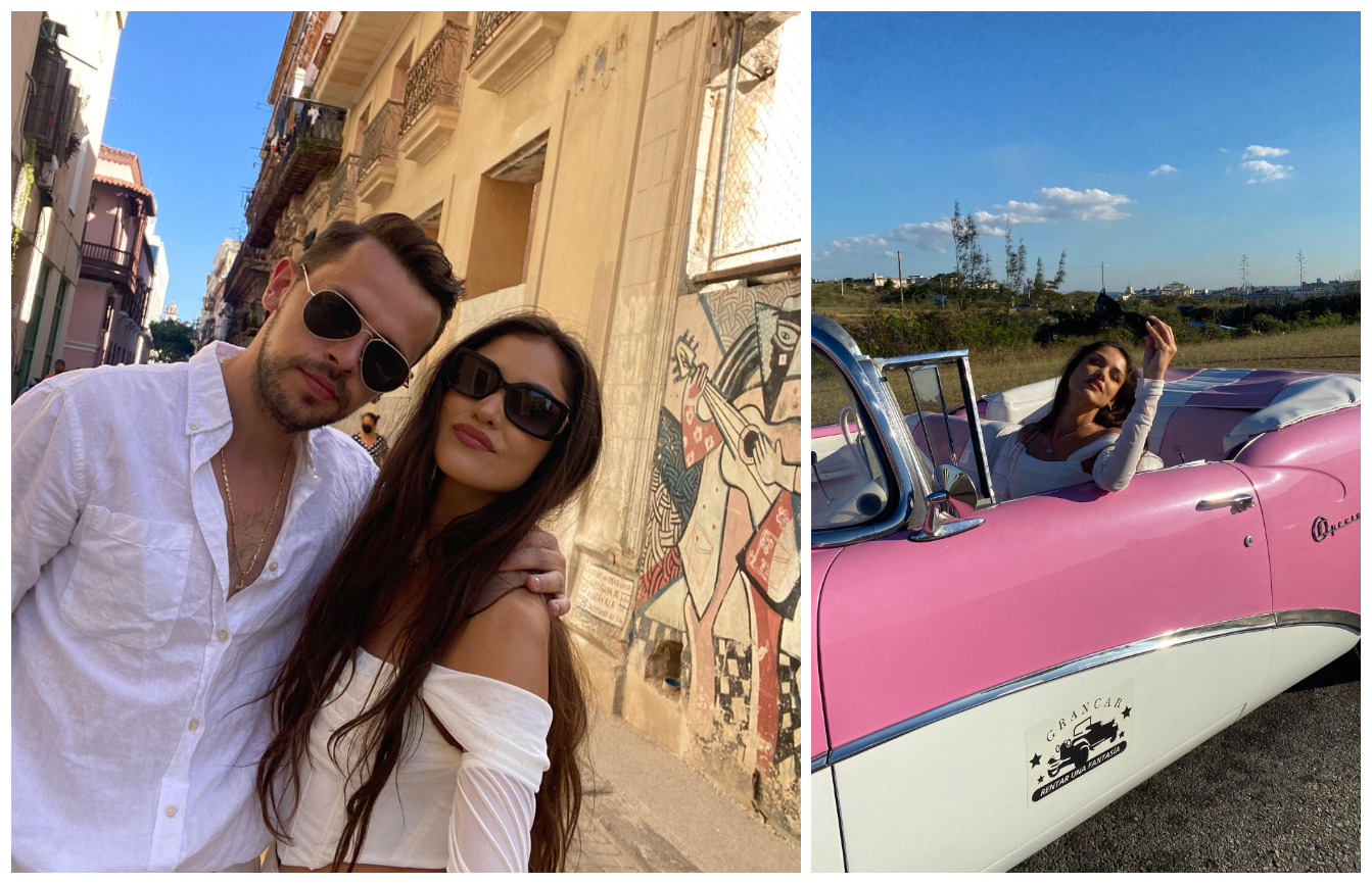 Oana Zara și Bogdan Medvedi și-au început anul în Cuba