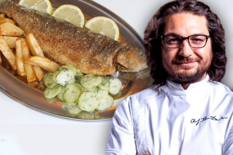 Secretul celui mai gustos pește. Trucul folosit de chef Florin Dumitrescu ca să iasa crocant și aromat