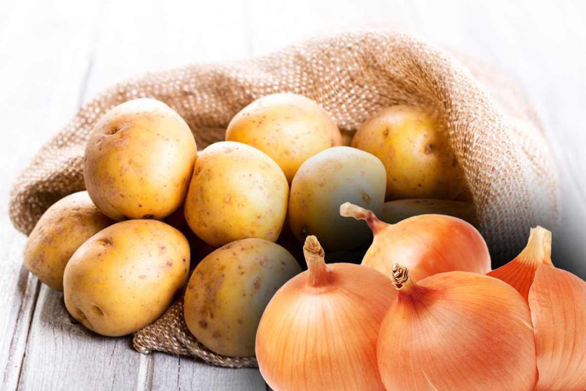 De ce nu e bine să ții cartofii lângă cepe