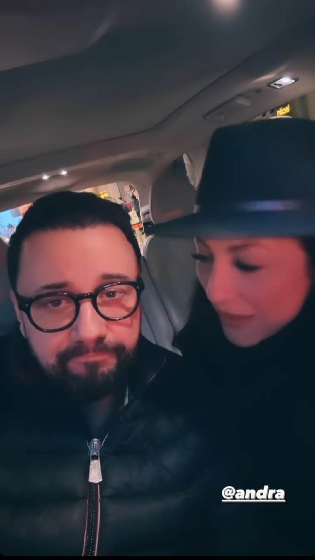 Ipostaza tandră în care au fost surprinși Andra și Cătălin Măruță de Dragobete