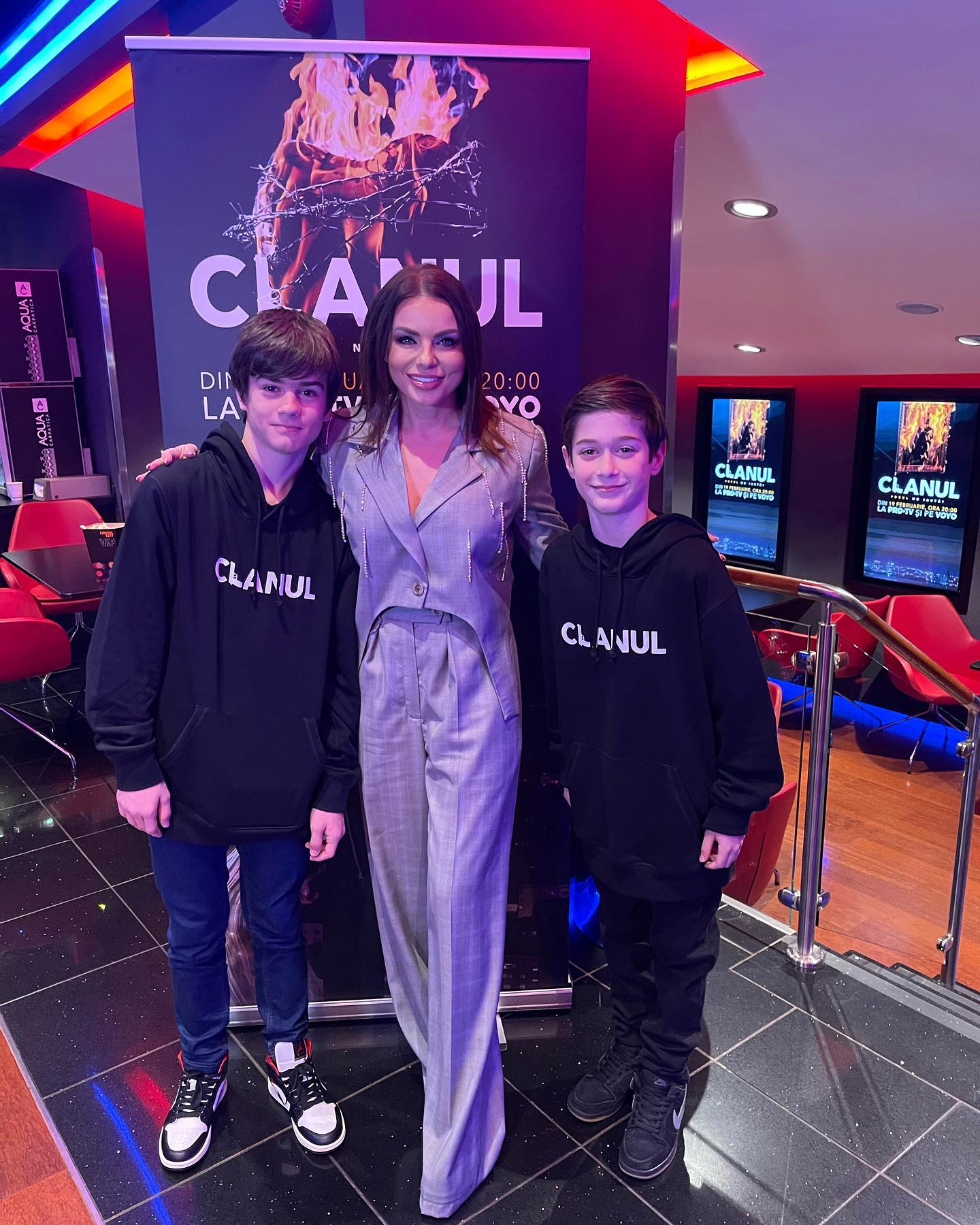 Ce spun copii Cătălinei Grama despre prestația mamei lor în serialul Clanul