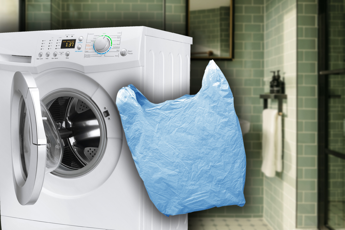 De ce trebuie să pui o pungă de plastic în mașina de spălat rufe