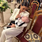 Ilinca Vandici a fost nașă de botez în acest weekend