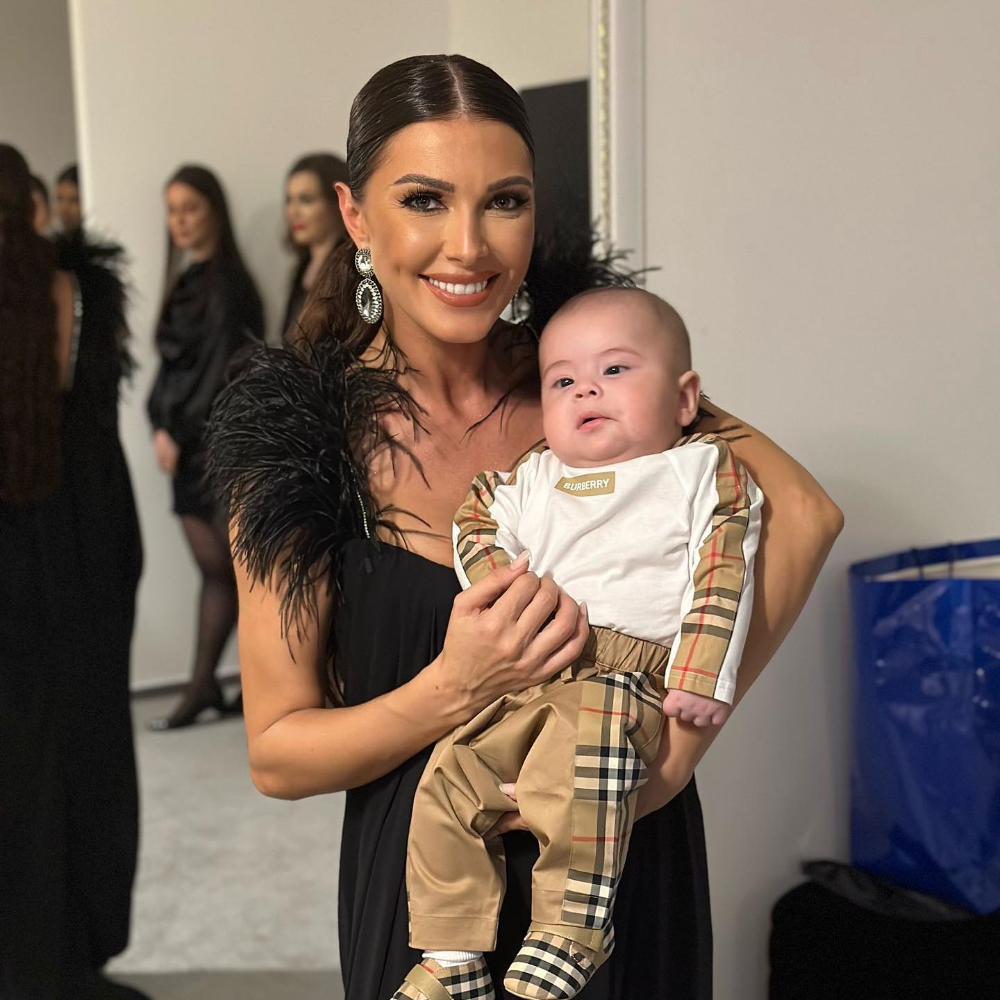 Ilinca Vandici a fost nașă de botez în acest weekend