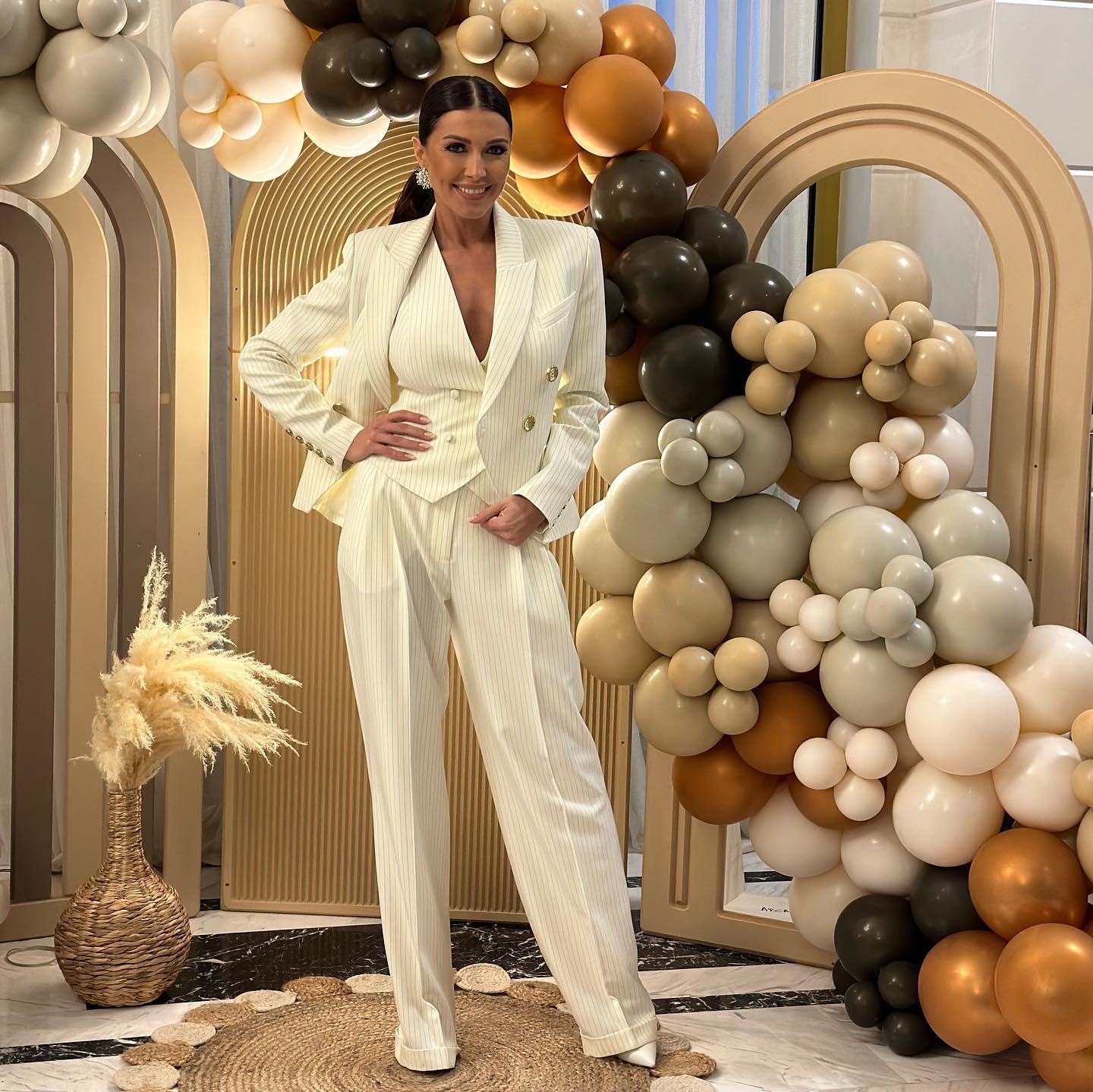 Ilinca Vandici a fost nașă de botez în acest weekend