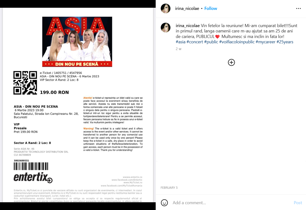 Irina Nicolae face mărturisiri despre plecarea sa și relația cu fostele colege