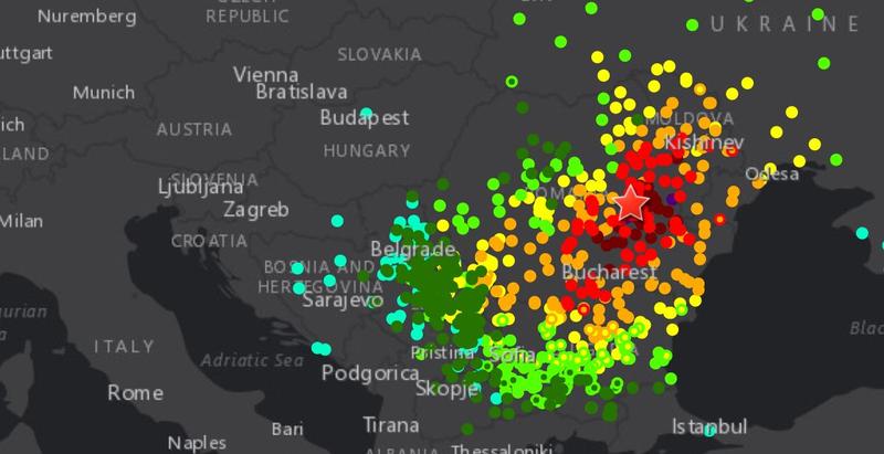 La ce intervale de timp au avut loc cele mai puternice cutremure în România