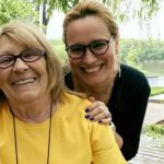 Andreea Esca și mama sa
