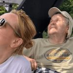 Andreea Esca și tatăl său