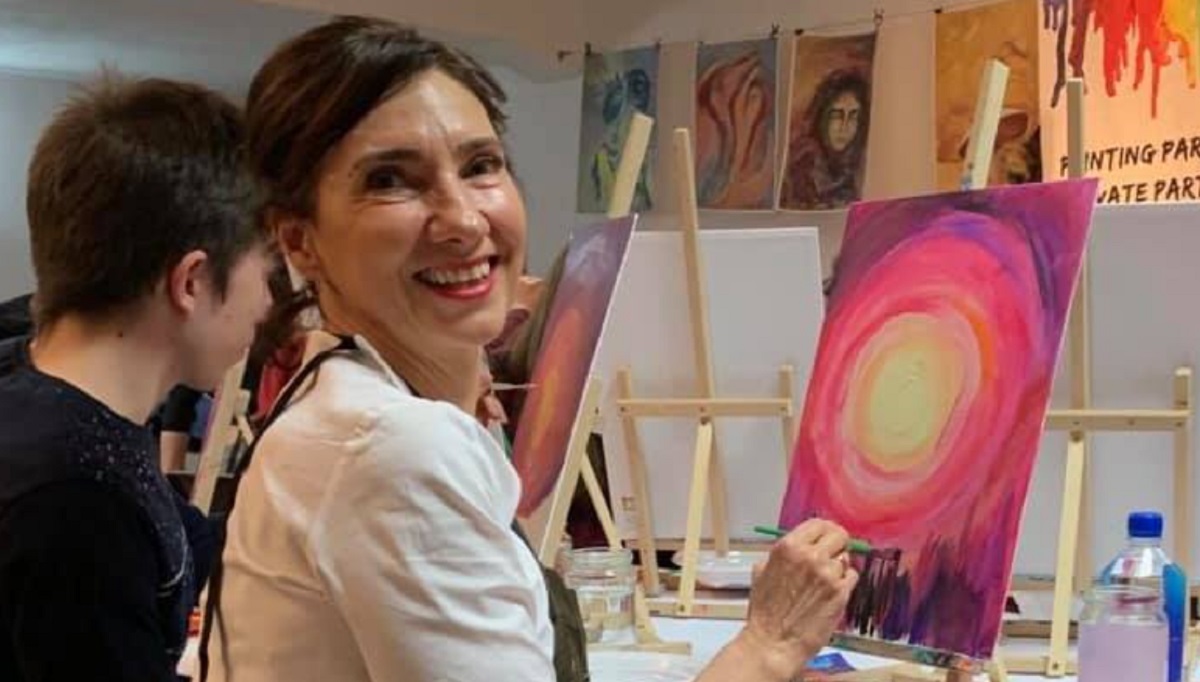 Carmen Iohannis este pasionată de pictură