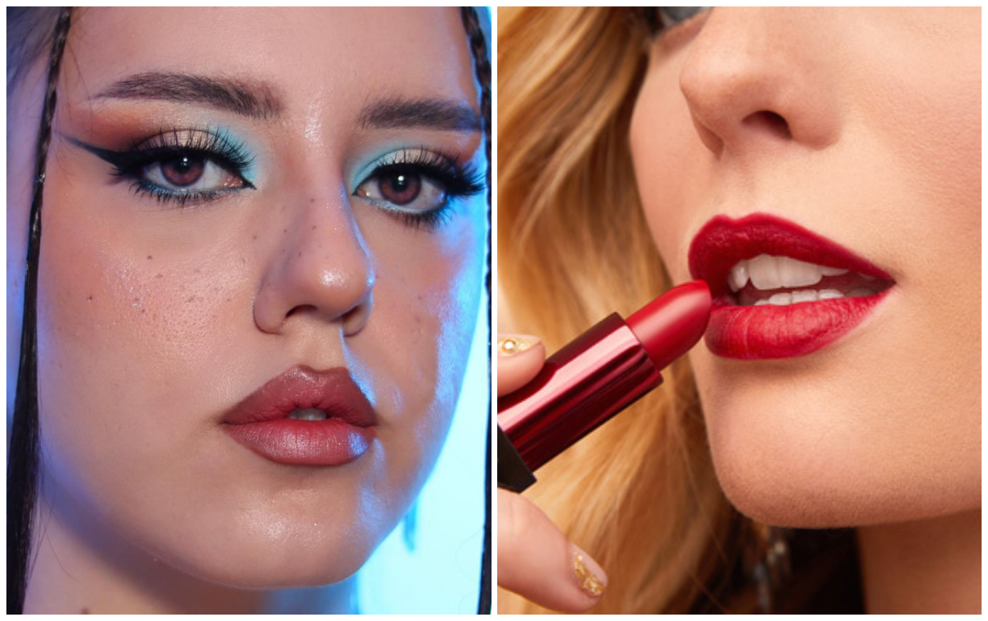 claudia preduca machiajul buzelor