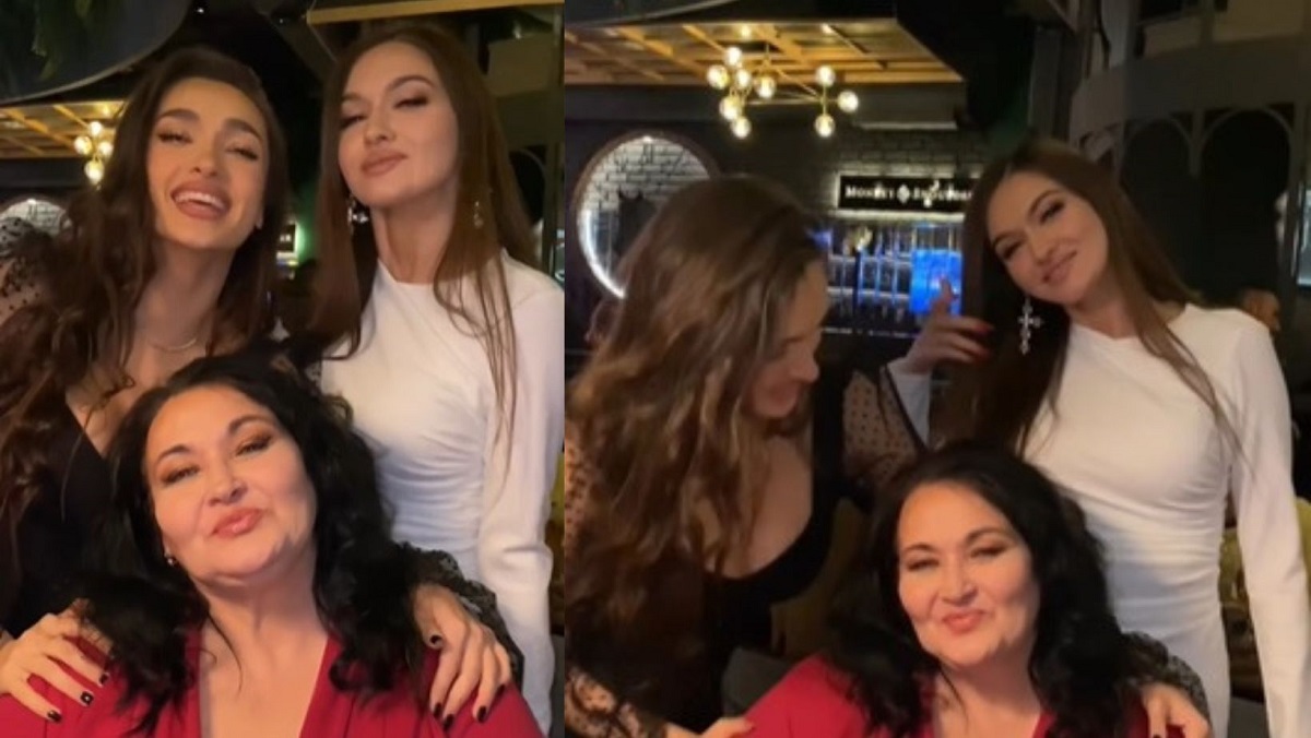 Viviana Sposub alături de mama și sora ei