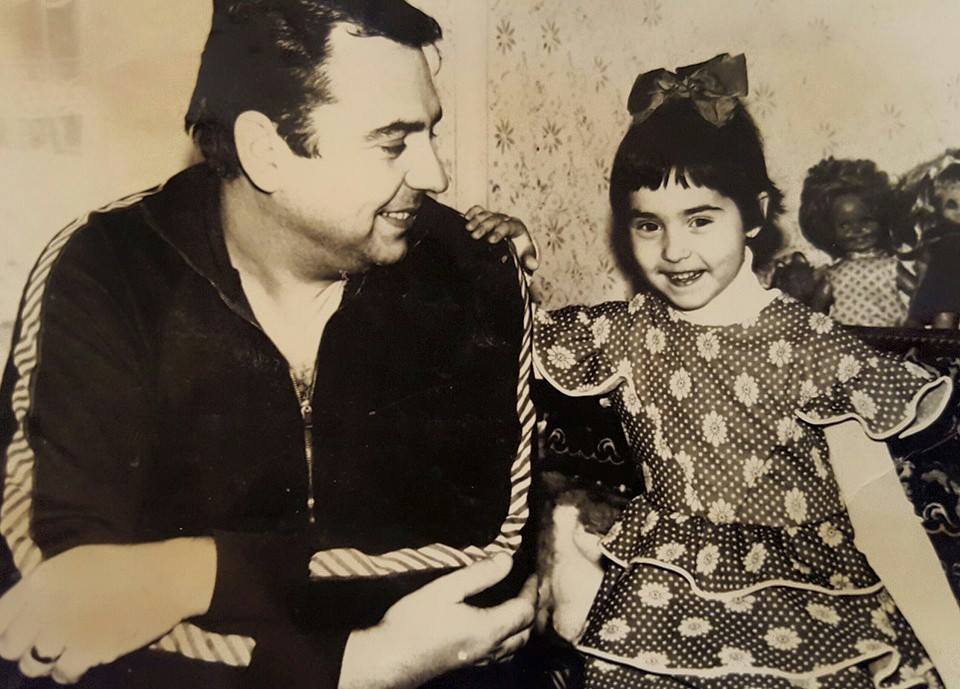 Andreea Marin și tatal ei