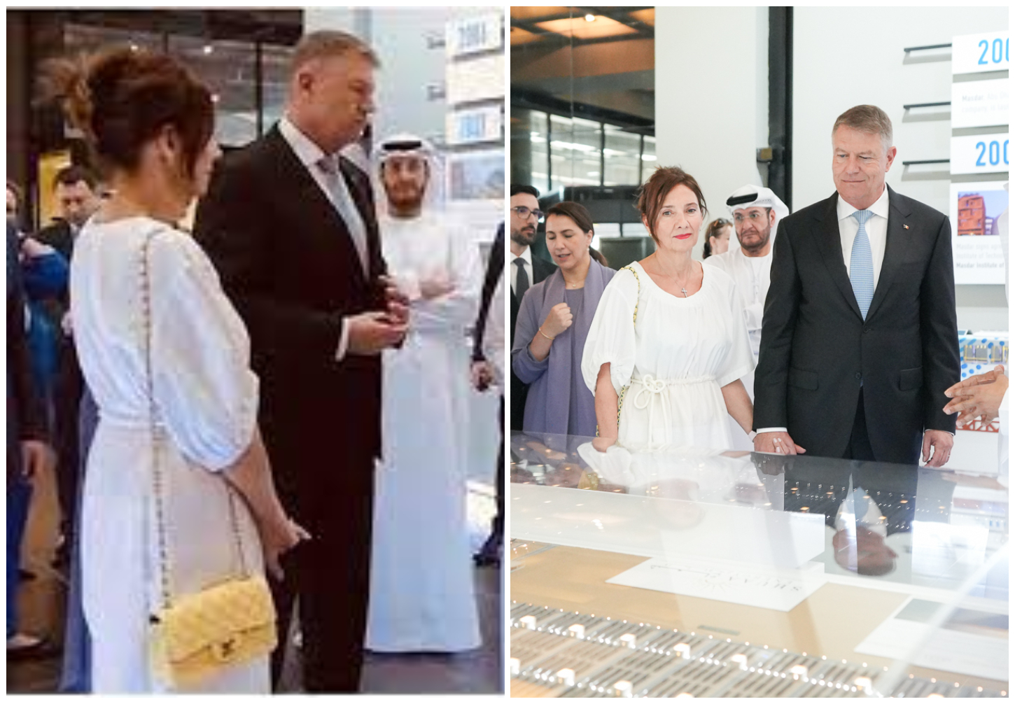 Cât costă geanta purtată de Carmen Iohannis în Emiratele Arabe