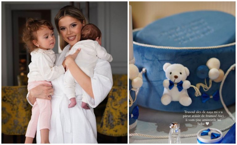 Ce nume special a ales Emily Burghelea pentru fiul său. Vedeta a atras toate privirile cu ținuta purtată la botez FOTO