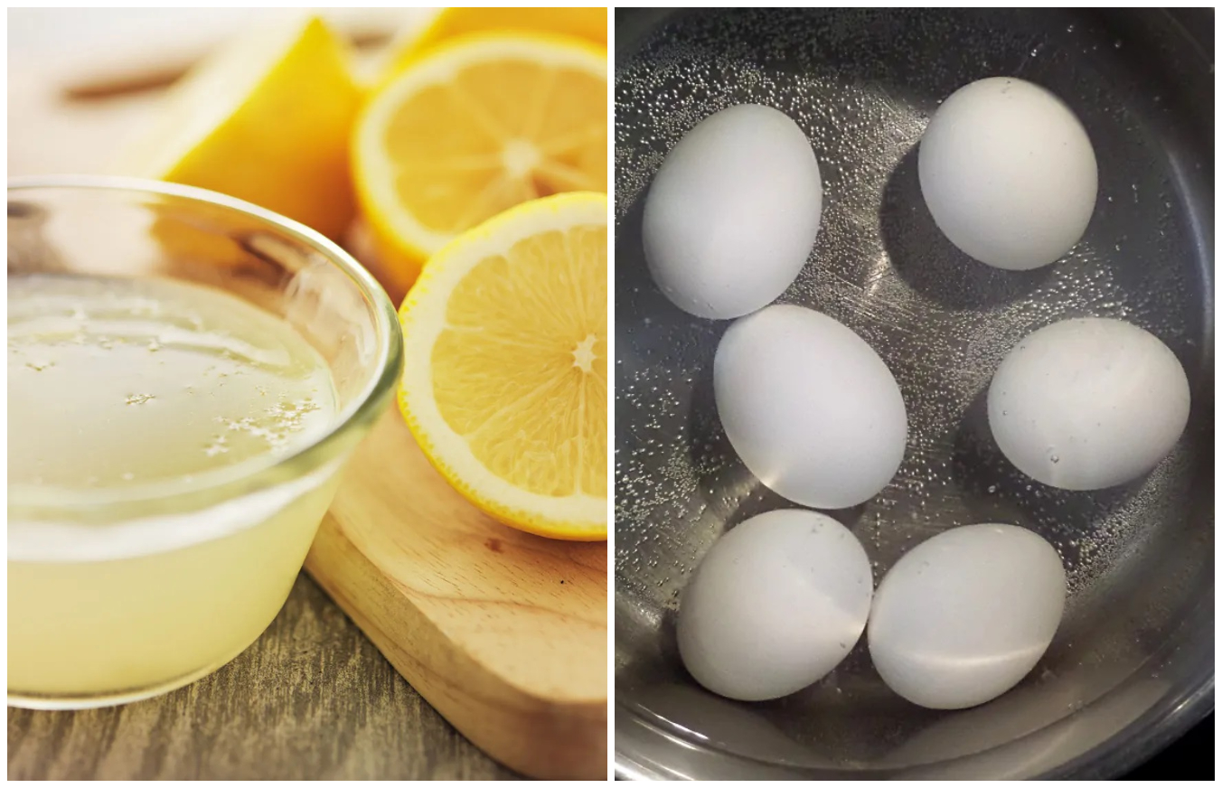 De ce să pui suc de lămâie în apa în care fierbi ouăle
