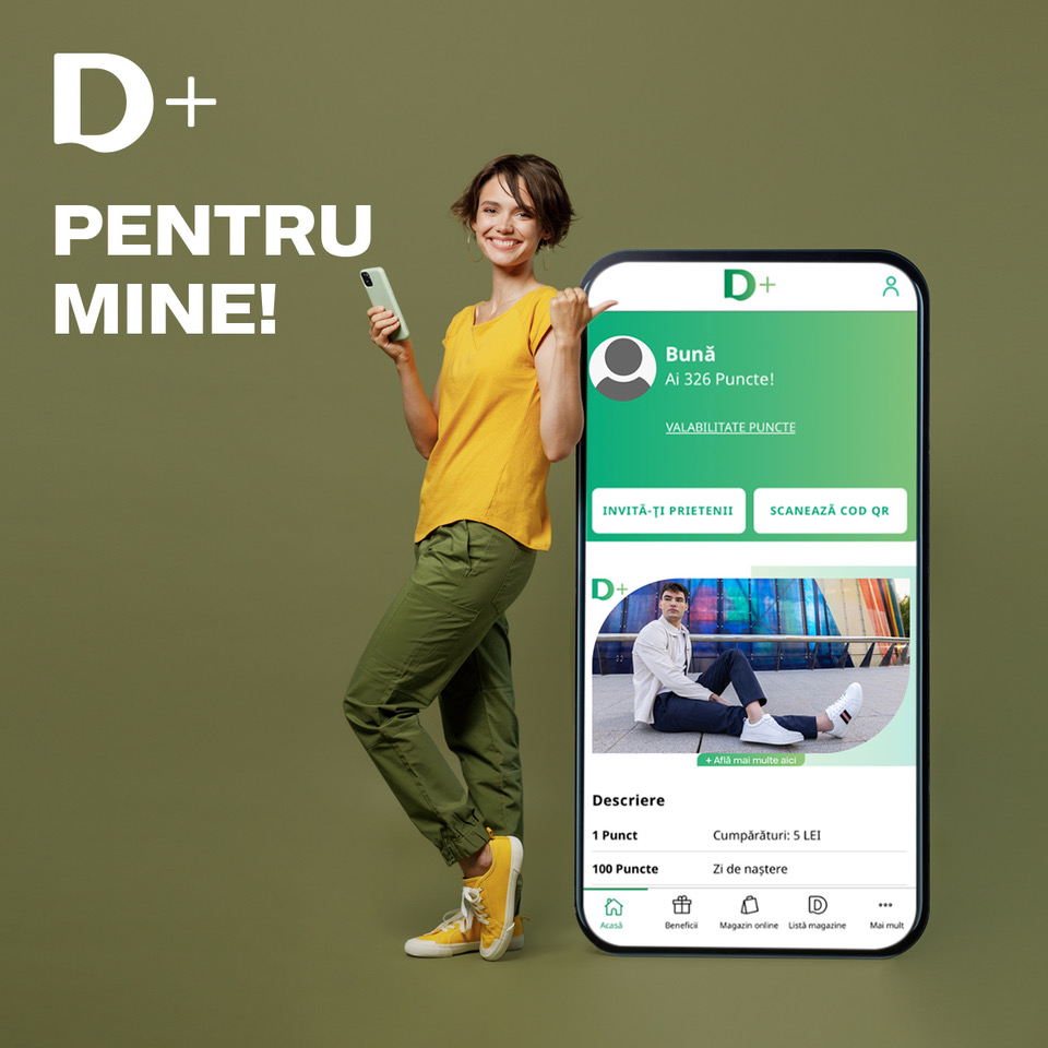 aplicația Deichmann+ îți oferă reduceri speciale