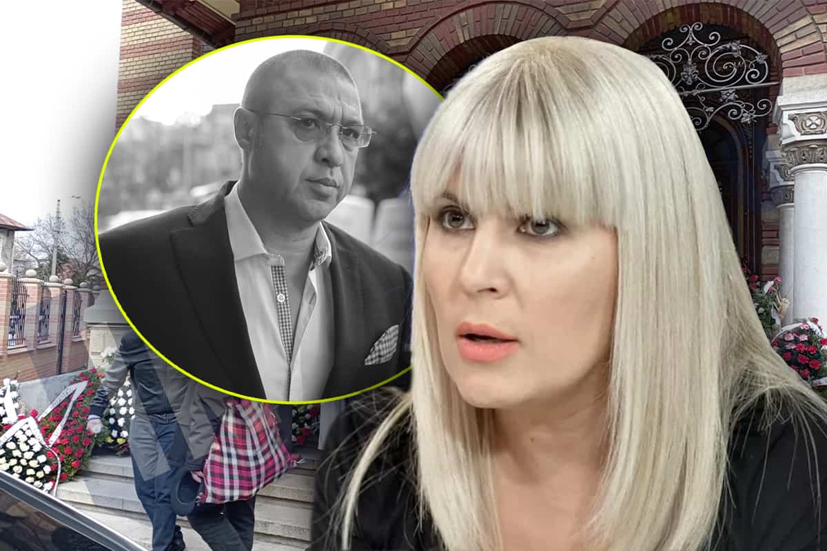 Ce apare pe coroana trimisă de Elena Udrea la înmormântarea lui Rudel Obreja