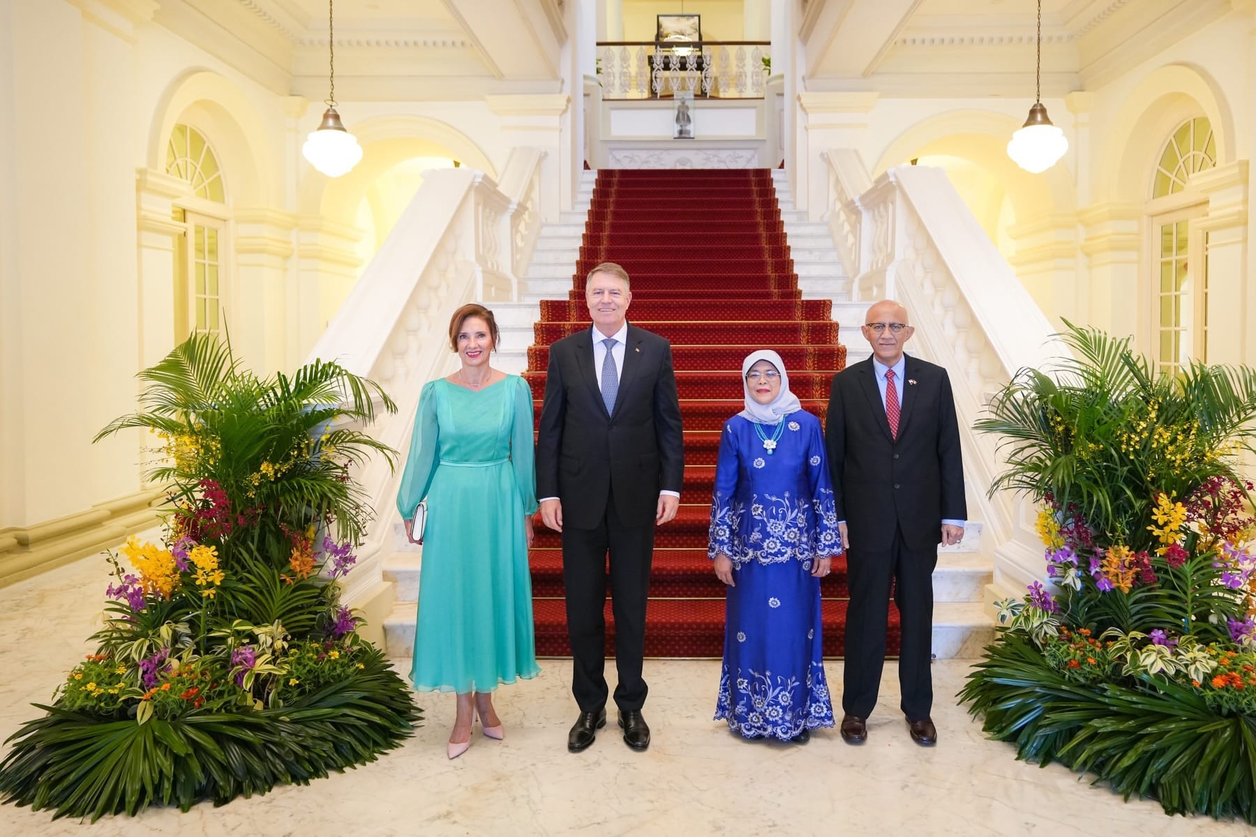 Rochia cu care Carmen Iohannis a făcut furori în Singapore