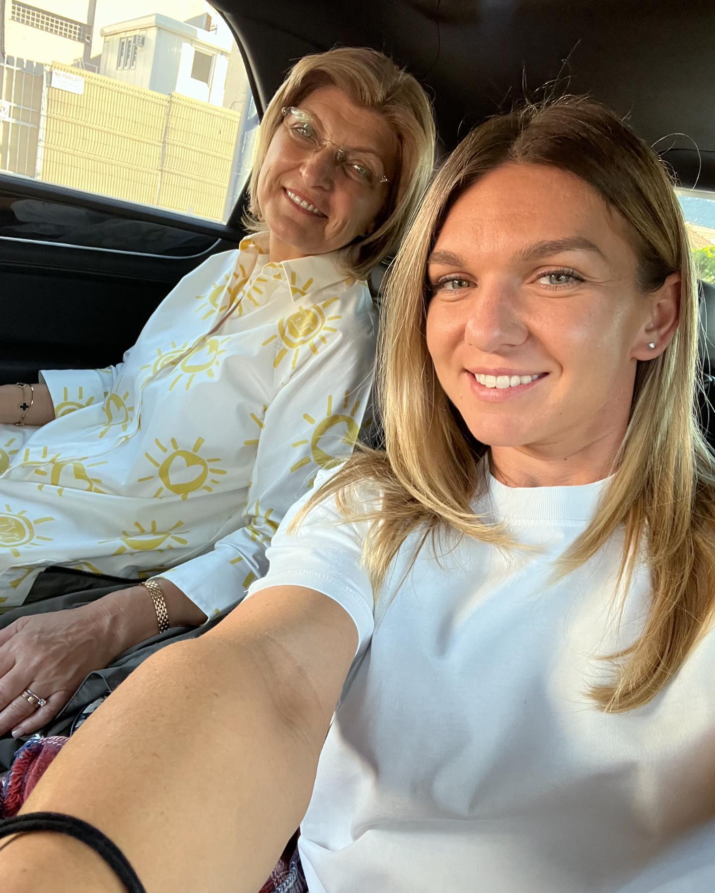 Simona Halep și mama sa, imagine de colecție