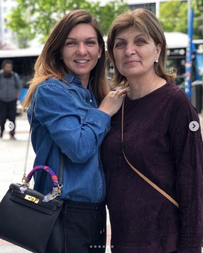 Simona Halep și mama sa, imagine de colecție